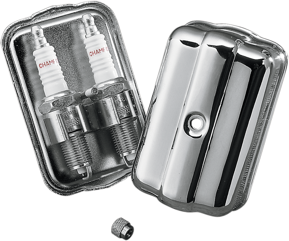 Plug Holder - Chrome - F/H-D - Lutzka's Garage