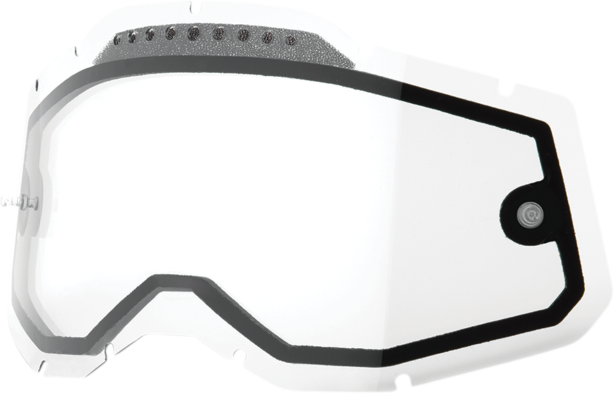 Accuri 2/Racecraft 2/Strata 2 Dual Lens - Vented - Clear - Lutzka's Garage