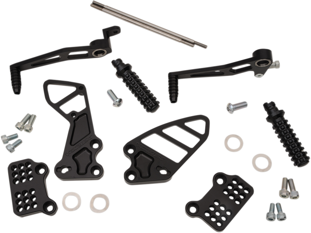 Rearset - Black - GSXR6/7 - Lutzka's Garage