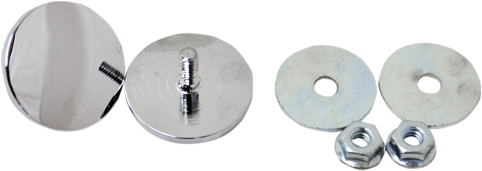 Mirror Mount Covers - Chrome - Lutzka's Garage