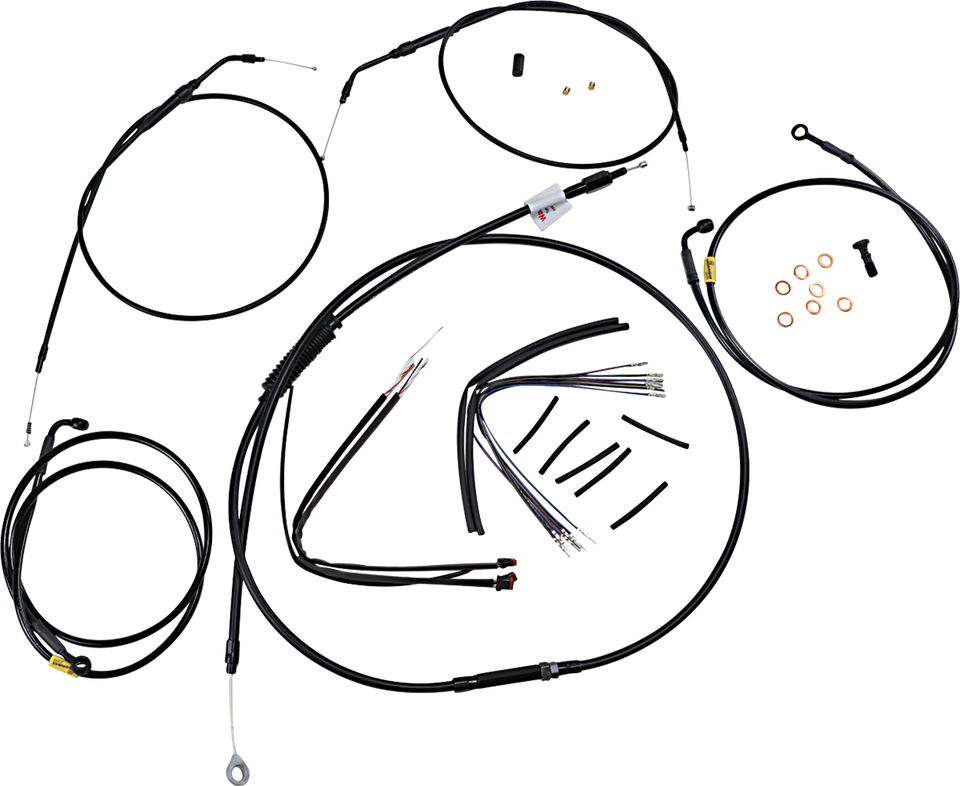 Control Kit - 16" Ape Hanger Handlebars