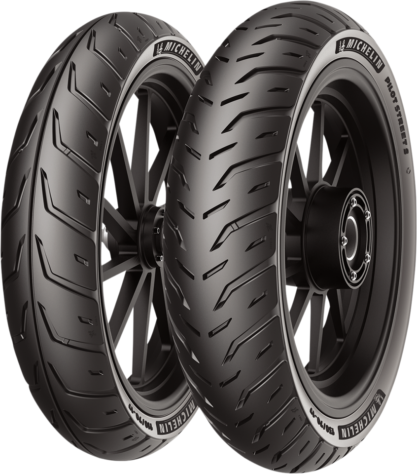 Tire - Pilot Street 2 - Front/Rear - 80/90-17 - 50S