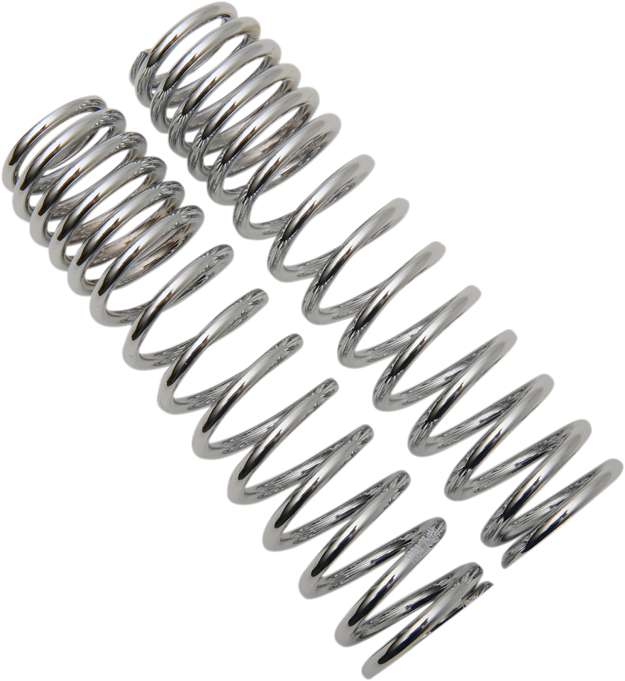 Shock Springs - 12-Series - Chrome - 70-120 lb/in - Lutzka's Garage