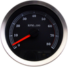 4" Electronic Tachometer - Black Face - Lutzka's Garage