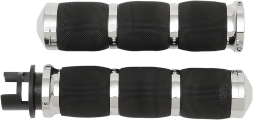 Grips - Air Cushion - Indian - Chrome - Lutzka's Garage