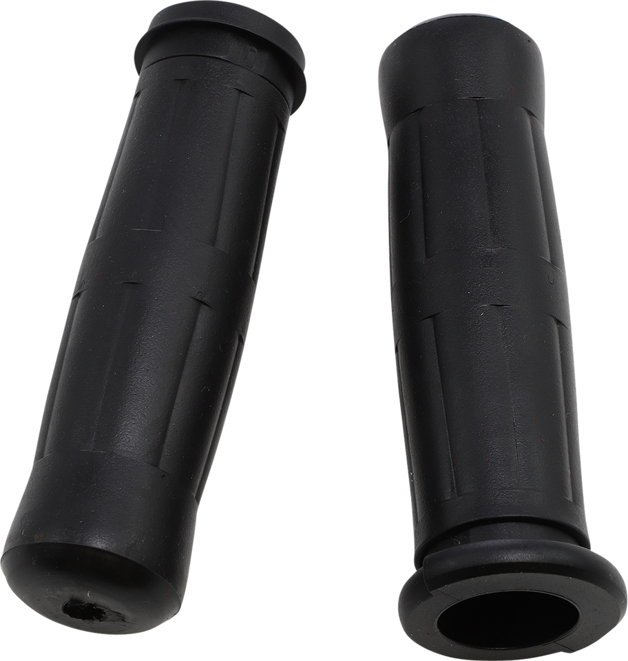 Grips - Old School - Throttle-By-Wire - Black - Lutzka's Garage