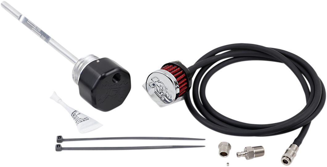 Vented Dipstick - Black - Lutzka's Garage