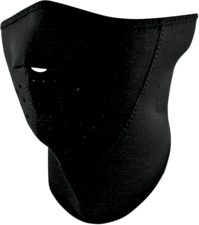 3-Panel Neoprene Half-Face Mask - Black - Lutzka's Garage
