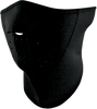 3-Panel Neoprene Half-Face Mask - Black - Lutzka's Garage