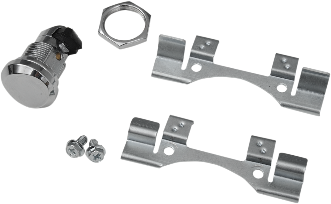 Gas Door Latch - Chrome - Lutzka's Garage