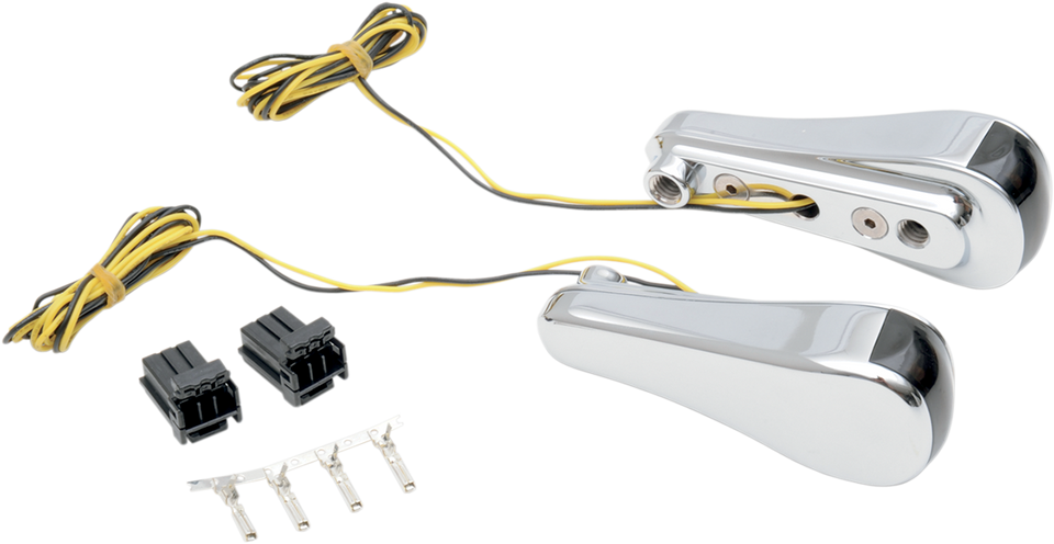 LED Front Turn Signals - Smooth - Chrome - Lutzka's Garage