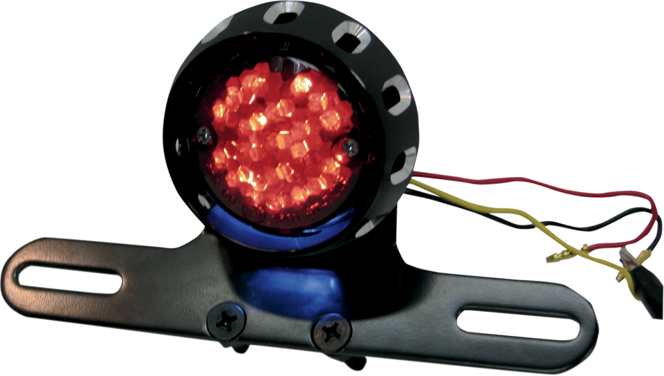 Taillight/License Plate Mount - Black - Lutzka's Garage