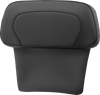 Chopped Tour Pak Backrest Pad - RoadSofa™ - Black w/ Black Stitch - FLT/FLH 14-23