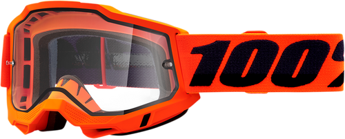 Accuri 2 Enduro Goggles - Neon Orange - Clear - Lutzka's Garage