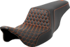 Step-Up Seat - Honeycomb - Orange Stitching - FL 08-23