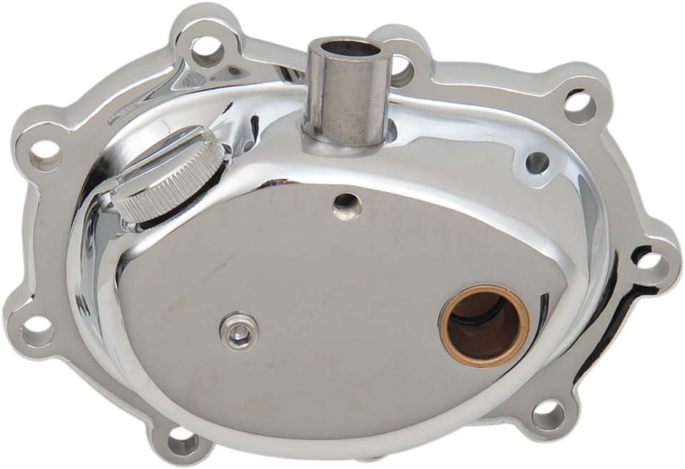 Transmission End Cover - Chrome - 36-86 Big Twin - Lutzka's Garage