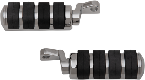 Soft-Ride Chrome Foot Pegs - XL - Lutzka's Garage