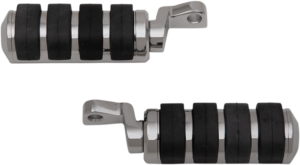 Soft-Ride Chrome Foot Pegs - XL - Lutzka's Garage
