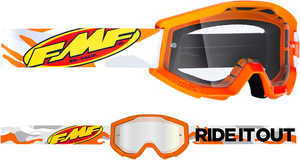 Youth PowerCore Goggles - Assault - Gray - Clear - Lutzka's Garage