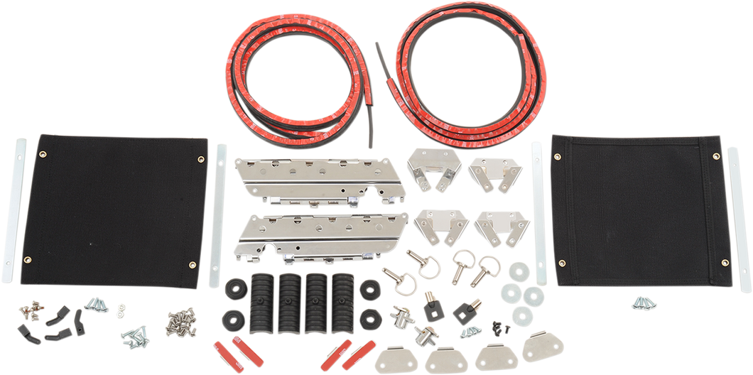 Saddlebag Hardware with Tether
