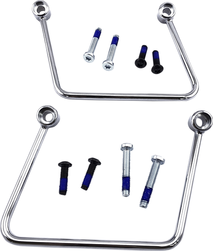Saddlebag Support Kit - Chrome - 18-21 - Lutzka's Garage