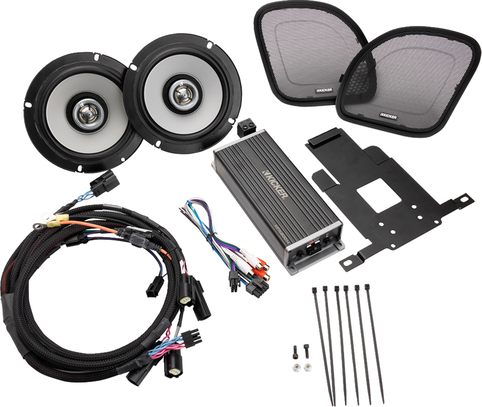 6-1/2" Speaker/300 W Amplifier Kit - Road Glide
