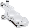 4-Piston Caliper - Front Right - 11.8" - Chrome - Lutzka's Garage