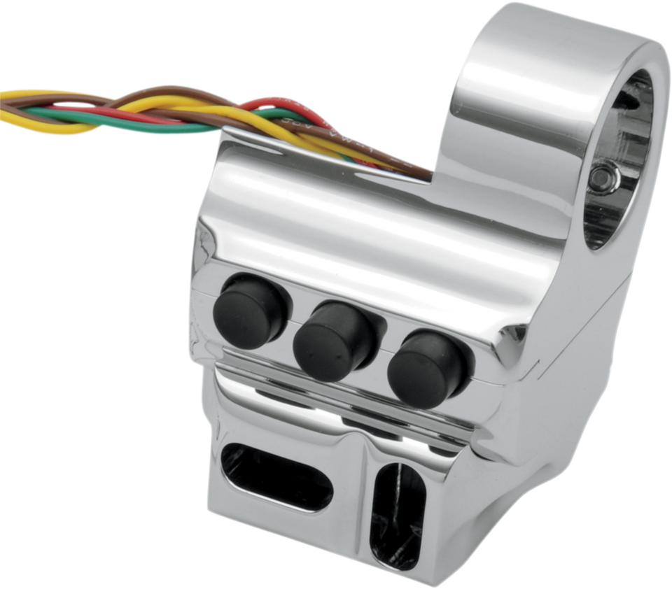 Switch Housing - Right Side - Brake - Five Button - Chrome - Lutzka's Garage