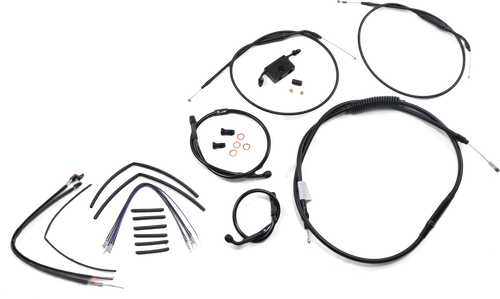 Handlebar Cable and Brake Line Kit - Extended - Sportsters - 12