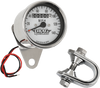 2.4" MPH Mini LED Mechanical Speedometer/Indicators - Chrome Housing - White Face - 2240:60 - Lutzka's Garage