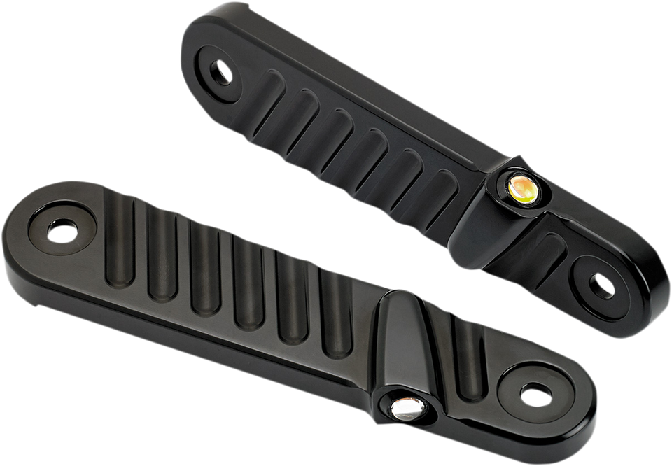 Streamliner Turn Signals - Finned - Black - Lutzka's Garage