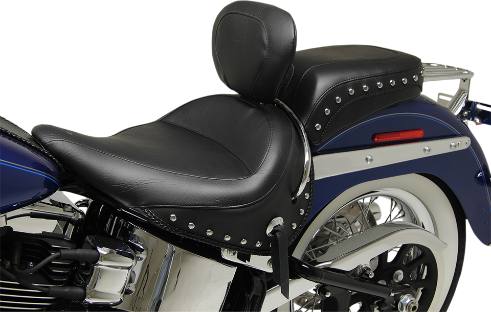Wide Studded Solo Seat - Drivers Backrest