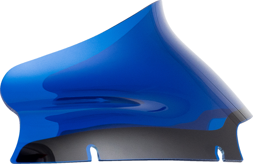 Kolor Flare Sport Windshield - 6" - Blue - FLTR - Lutzka's Garage