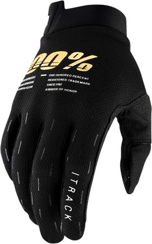 Youth I-Track Gloves - Black - Small - Lutzka's Garage
