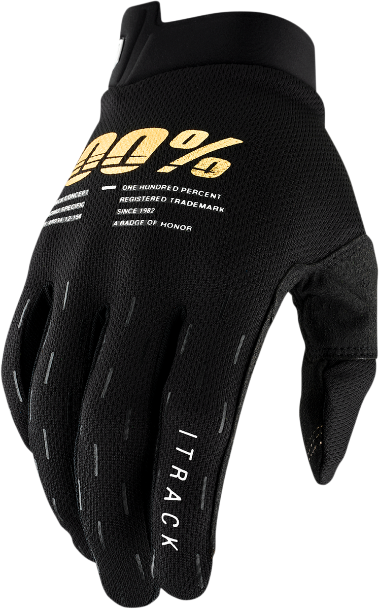 Youth I-Track Gloves - Black - Small - Lutzka's Garage