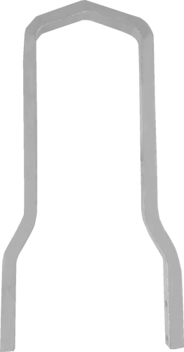 Square Sissy Bar - Chrome - 11.10