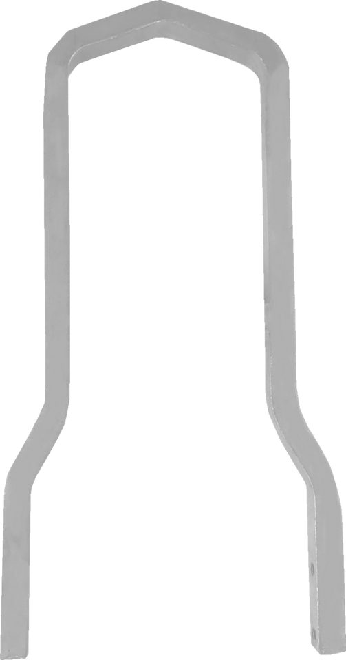 Square Sissy Bar - Chrome - 11.10"H x 6.69"W - Lutzka's Garage