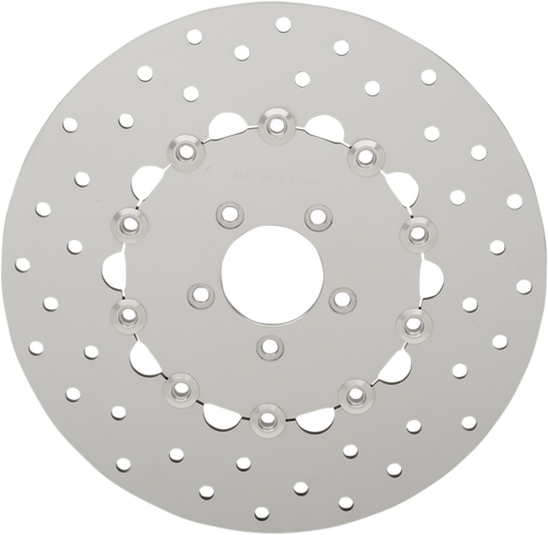 Drilled Brake Rotor - Front - 11.8