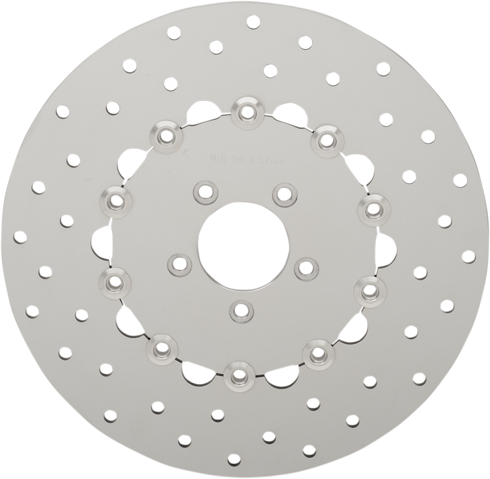 Drilled Brake Rotor - Front - 11.8" - Dyna