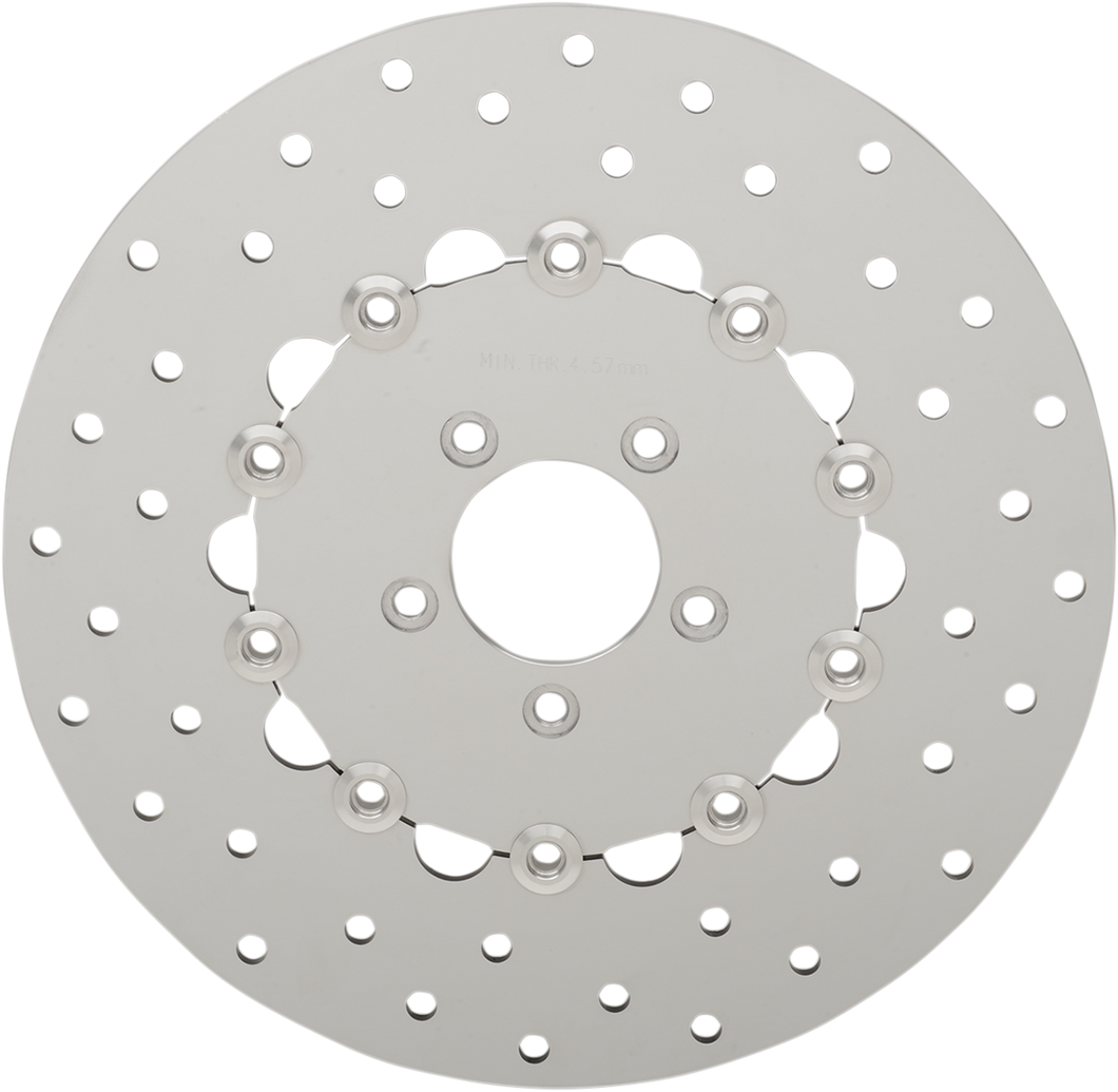 Drilled Brake Rotor - Front - 11.8