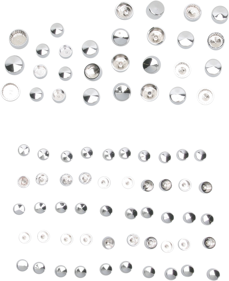 Engine Bolt Covers - Chrome - Twin Cam - Lutzka's Garage