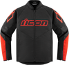 Hooligan™ CE Jacket - Black/Orange - Small - Lutzka's Garage