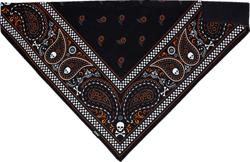 Bandanna SportFlex - Classic Bandana - Black/Orange - Lutzka's Garage