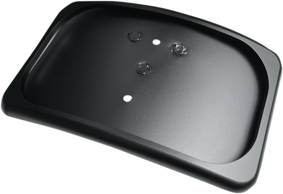 License Plate Mount - 3 Hole - Flat Black - Lutzka's Garage