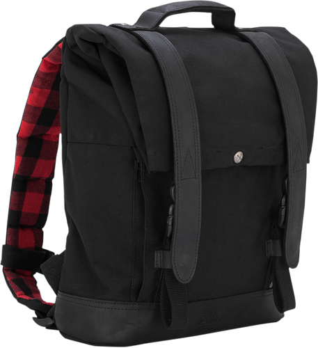 Roll Top Backpack - Cordura Black - Lutzka's Garage