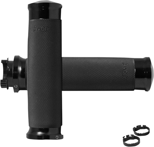 Grips - Custom Contour - Touring - Black - Lutzka's Garage