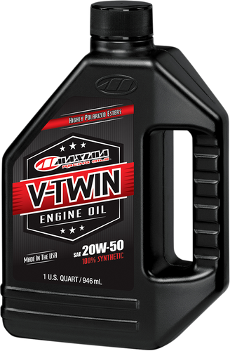 V-Twin Synthetic Oil - 20W-50 - 1 U.S. quart
