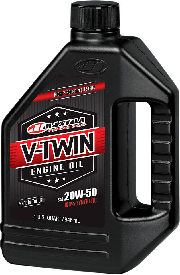 V-Twin Synthetic Oil - 20W-50 - 1 U.S. quart