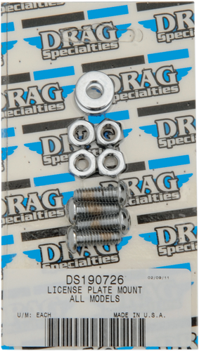 Socket Head License Plate Mount