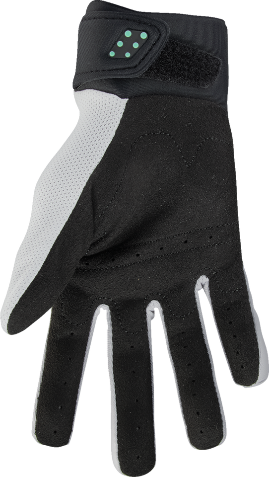 Womens Spectrum Gloves - Black/Mint - Medium - Lutzka's Garage